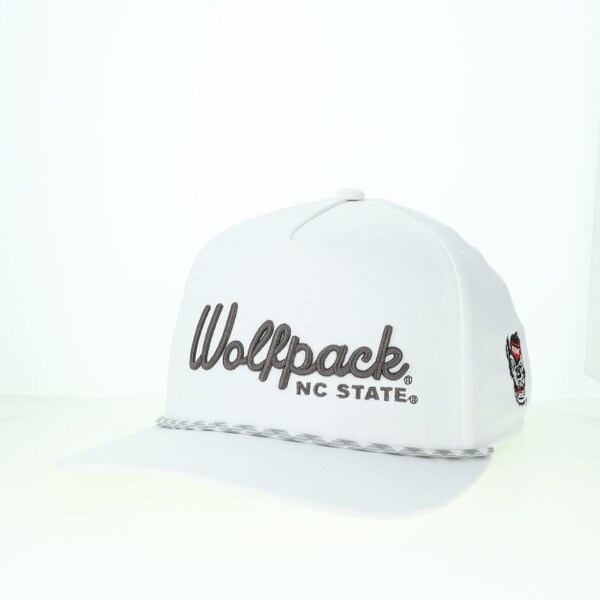 White Reclaim Caddy Hat With Rope -